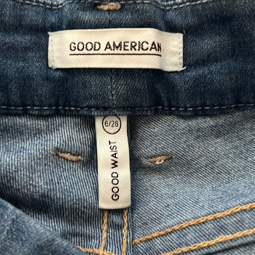 Good American, good waist, skinny jeans
